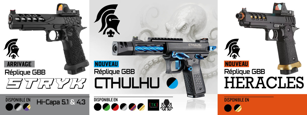 Arrivage LANCER / STRYK / CTHULHU / HERACLES
