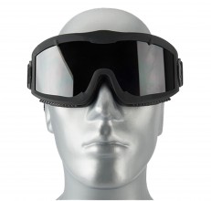 Photo MAS203-3 Airsoft Mask AERO Series Thermal black smoke
