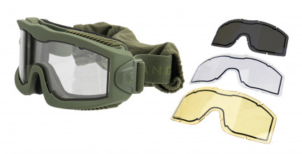 Photo MAS211.jpg Airsoft Mask AERO Series Thermal 3 lenses