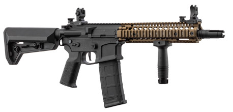 Photo NLK9100-01.jpg Réplique AEG LT-18 GEN2 MK18 Noir-Bronze NSR pack complet