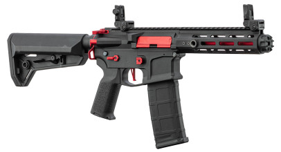 Photo NLK9106-02.jpg Réplique AEG LT-32 Hellion Noir/Rouge NSR pack complet