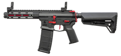 Photo NLK9106-04.jpg Réplique AEG LT-32 Hellion Noir/Rouge NSR pack complet