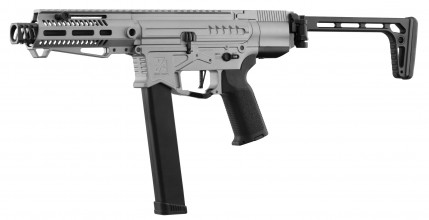 Réplique Zion Arms PW9 MOD 0 Chrome avec crosse ...
