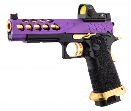 Airsoft GBB Stryk Hi-Capa 5.1 Purple and Gold ...