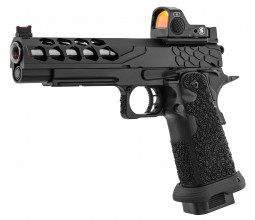 Stryk Hi-Capa 5.1 Black GBB Airsoft Pistol with RMR