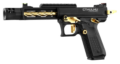 Photo PG9010G-01.jpg GBB CTHULHU Lancer Tactical Black/Gold Replica