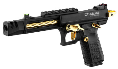 Photo PG9010G-02.jpg GBB CTHULHU Lancer Tactical Black/Gold Replica