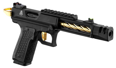 Photo PG9010G-04.jpg GBB CTHULHU Lancer Tactical Black/Gold Replica