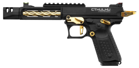 Photo PG9010G-06.jpg GBB CTHULHU Lancer Tactical Black/Gold Replica