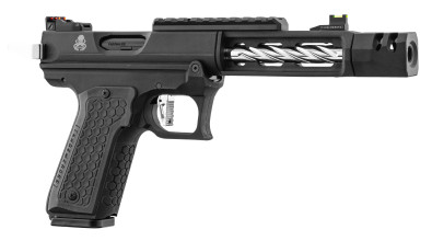 Photo PG9010S-01.jpg GBB CTHULHU Lancer Tactical black/silver replica